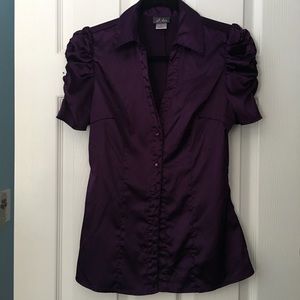 ☘️SALE☘️ Purple Fitted Shirt